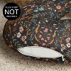 Sweet Jojo Designs Girl Support Nursing Pillow Cover (Pillow Not Included) Boho Floral Wildflower Black Orange Blue and Green - 3 of 4