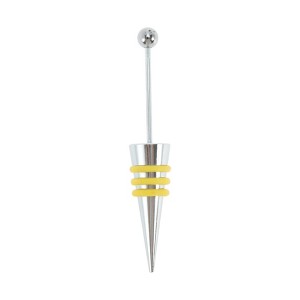 Unique Bargains Thin Stem with Bead Wine Stopper Aluminum Alloy TPR 12x2.1x2.1cm 4.72"x0.83"x0.83" 1 Pc - 1 of 3