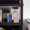 IRIS USA Dog Food Storage Container, Airtight Lid, 2-Cup Scoop, Up to 13 Pounds Pet Food Storage, Dark Gray - 3 of 4