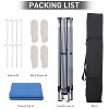 Ainfox 10'×10'  Portable Canopy With Carrying Bag - 4 of 4