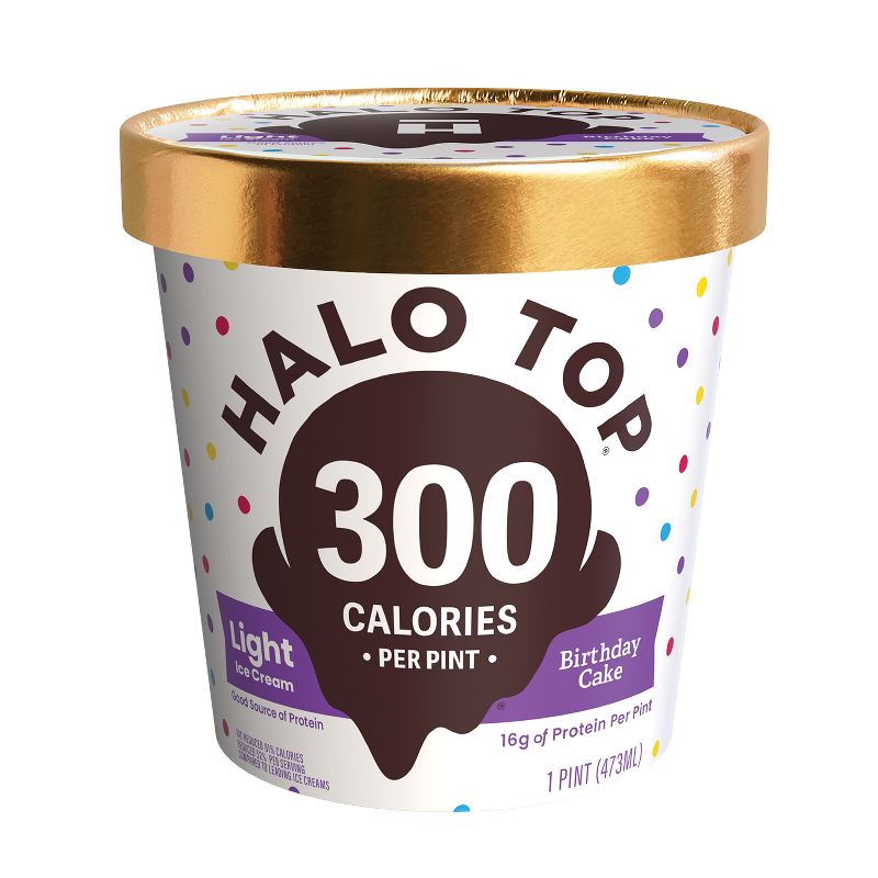 Halo Top Birthday Cake Ice Cream - 16oz, 1 of 7
