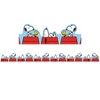 Eureka® Peanuts® Snoopy on Doghouse Extra Wide Die-Cut Deco Trim®, 37 Feet Per Pack, 6 Packs - 2 of 4