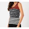 Women's Stripe Tank Top - french kyss - image 2 of 4