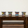 Nearly Natural 7-in x 8-in Handmade Mexican Talavera Ceramic Planter - 4 of 4