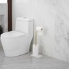BWE Freestanding Toilet Paper Holder With Natural Marble Base - 2 of 4