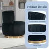 MOONMISS 360 Degree Swivel Cuddle Barrel Accent Sofa Chairs, Round Armchairs with Wide Upholstered - 3 of 4