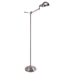 Modern Silver Task Floor Lamp (Lamp Only)