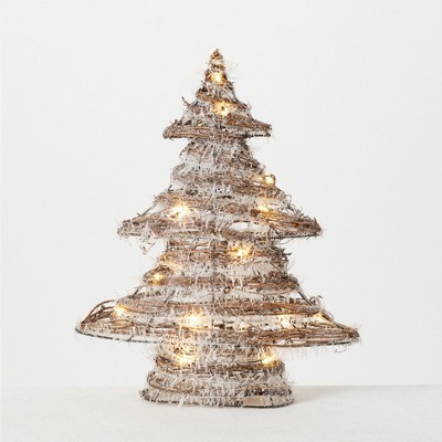 Sullivans Metal Twig Tree Sculpture 16"H Gold