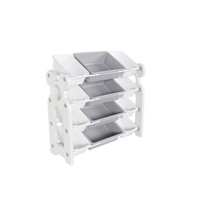 Dexmalle Gray 12 Bins Kids Toy Storage Organizer - 1 of 4