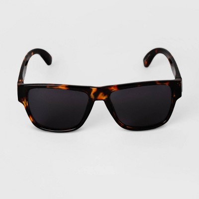 Men's Tortoise Shell Square Sunglasses - Goodfellow & Co™ Brown