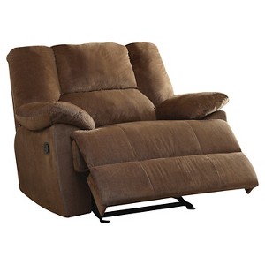 Acme Oliver Glider Recliner, Chocolate Corduroy, Brown