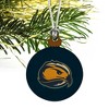 Fort Lewis College Primary Logo Mini Small Tiny Wood Christmas Tree Holiday Ornament - 3 of 4