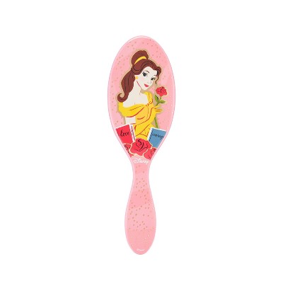 Wet Brush Original Princess Detangler Hair Brush Princess Belle Light Pink Target