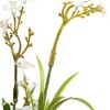 Vickerman 19" Artificial Green Mini Wild Flower Bush, Set of 3 - 2 of 4