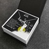 Wife Greeting Card Gift Sterling Silver Love Necklace Women Ginger Lyne Collection - 2 of 4