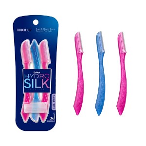 Schick Hydro Silk Touch-Up Dermaplaning Tool with Precision Cover - 3 ct - 1 of 4