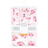 Hudson Baby Infant Girl Convertible Swaddle Sleep Sack, Blush Rose - 2 of 4