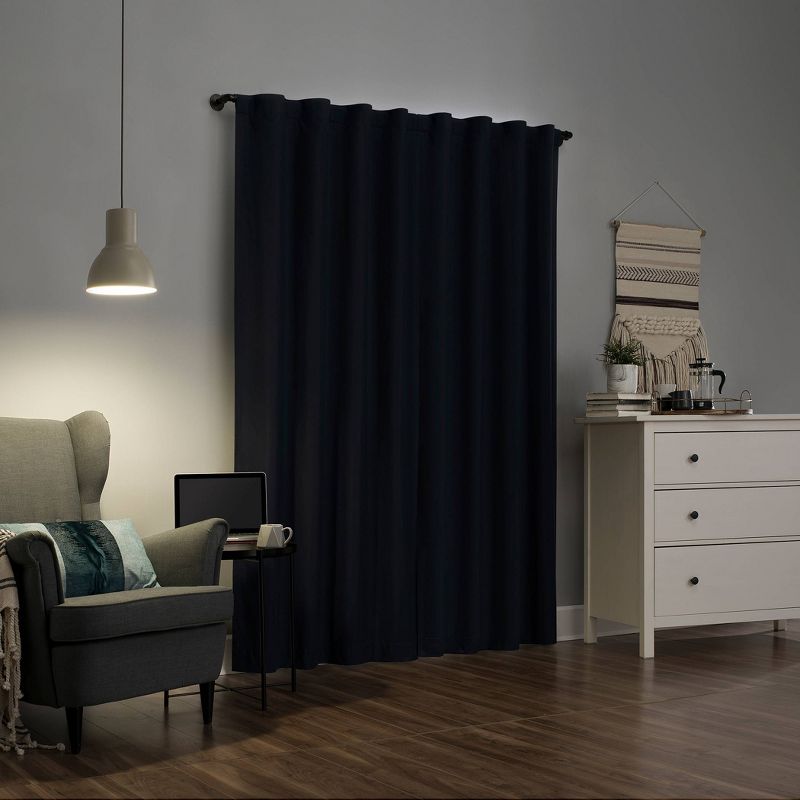 Cyrus Thermal Total Blackout Back Tab Curtain Panel - Sun Zero, 4 of 13
