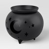 9" Large Metal Cauldron Planter Halloween Decorative Prop Black - Hyde and EEK! Boutique™ - 3 of 3
