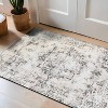 World Rug Gallery Transitional Distressed Medallion Washable Non Slip Area Rug - 2 of 4