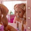 Our Generation Glam & Glow Light-up Vanity Table Accessory Set for 18" Dolls - 2 of 4