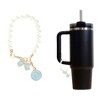 Unique Bargains Pearl Chain Bow Water Cup Pendant 1 Pc - 3 of 4