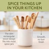 Impresa 7PC Narrow Wood Measuring Spoon Set for Cooking & Baking - 2 of 4