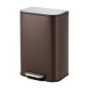 12/20/30L Trash Can  with Step Pedal, Quiet-close step-on trash can with Thin Lid for Kitchen,Shopping mall, living room, office - 2 of 4