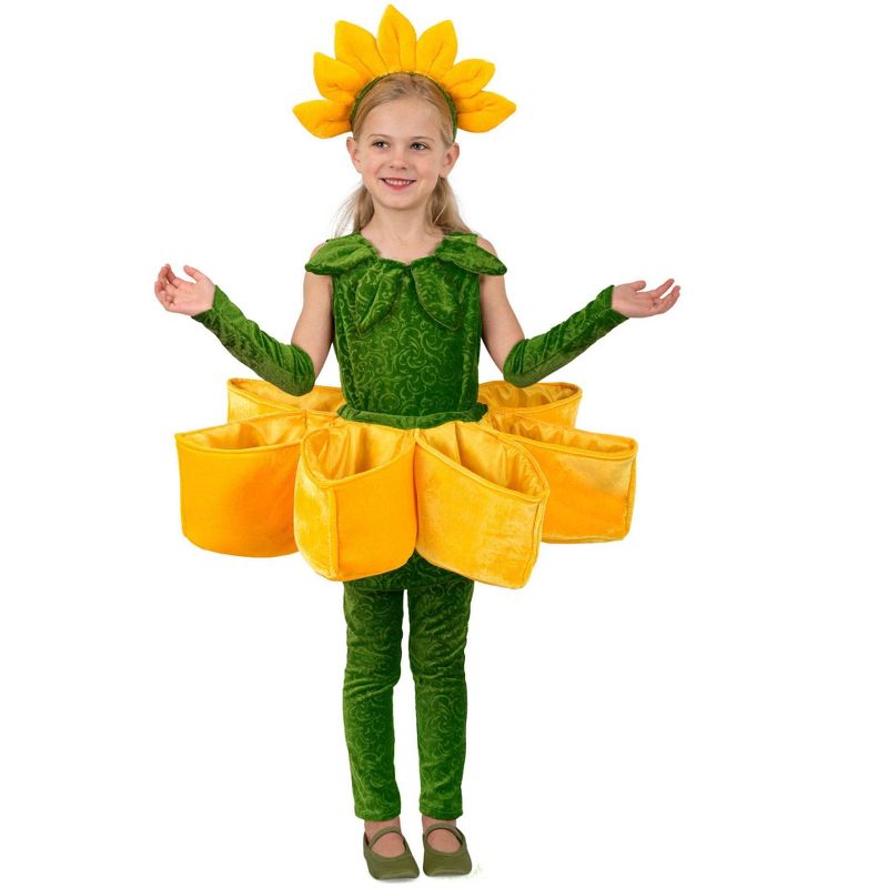 Princess Paradise Girl's Sunflower Petal Pocket Costume, 1 of 7