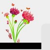 Slickblue Carnation's Dream Vinyl Wall Stickers - Decorative Decals for Living Rooms, Bedrooms - 23.6"x35.4" - 3 of 4