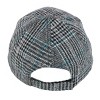 David & Young Women's Menswear Houndstooth Plaid Baseball Cap - 3 of 4