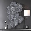 Uttermost Ripley Pewter Metal Wall Art – Layered Lotus Leaf Design in Metallic Finish, 47" W x 31" H - 2 of 4