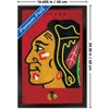 Trends International NHL Chicago Blackhawks - Logo 25 Framed Wall Poster Prints - 3 of 4