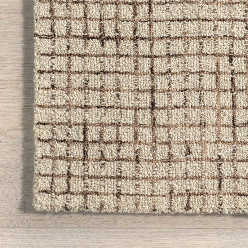 nuLOOM Arvin Olano Melrose Checked Wool Area Rug, 6 of 10