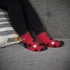 NCAA Louisville Cardinals Big Dot Fuzzy Sleep Soft Socks - 3 of 3