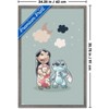 Trends International Disney Lilo and Stitch: Starry-Eyed - Clouds and Moon Framed Wall Poster Prints - 3 of 4
