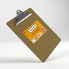 Wooden Clipboard - Natural Finish, Low-profile Clip, 9 X 12 Inches, A4 Paper Size (36 Packs) - 4 of 4