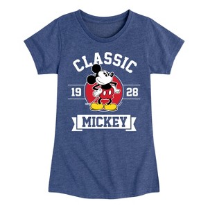 Girls' - Disney - Mickey Classic 1928 Fitted Short Sleeve Graphic T-Shirt - 1 of 4