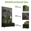 Lirago Iron Arch Mobile Planter Box (1-Piece)-Raised Garden Bed Elevated Planter with Trellis Privacy Screen 38 Gallon Capacity - 3 of 4