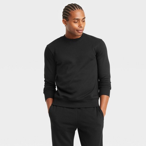 Men's pullover crew neck sweatshirts sale