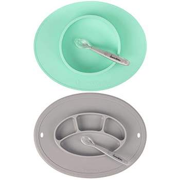 KidzCo - Food Warming Plate with Suction Hot water inlet to keep food warm