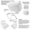 IQ America Battery-Powered LED Motion Sensor Flood Light, 350 Lumens, Universal Mount for Closet, Shed, Storage, Attic, Safe, Grill - 2 of 4