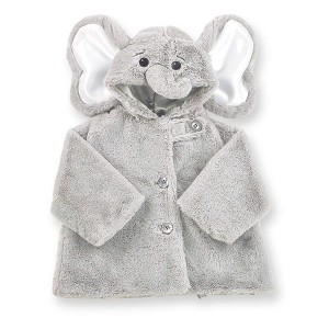Bearington Baby Lil' Spout Gray Elephant Hooded Coat, 6-12 Months - 1 of 3