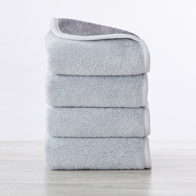 Cotton Two-Toned Plush Towel Set - Great Bay Home