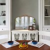 NicBex Baroque Inspired Mirrors, Wall Mirror Farmhouse Wall Mounted Mirror for Bathrrom Bedroom Living Room, Gold/Black - 2 of 4