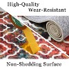 Acekool Tie-Dye Lantern Area Rug Collection, Washable Foldable Faux  Feel, Non Slip, TPR Back, Multicolor Gray Blue Black, Various Sizes - 4 of 4