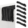 Unique Bargains Wedding Party Decorations Cheesecloth Table Runner 12 Packs - 2 of 4