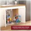 Sorbus 2-Tier Pull-Out Under Sink Organizer and Adhesive Tape - for Kitchen and Bathroom - 4 of 4