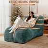 AENKYO Ergonomic Bean Bag Sofa Chair Lounger with Full-Body Support, Soft Portable Foam Filler No Installation for Living Room & Bedroom - 3 of 4