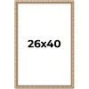 PosterPalooza | 26x40 Modern Bamboo Picture Frame, UV Acrylic, 5 Finishes - 2 of 4